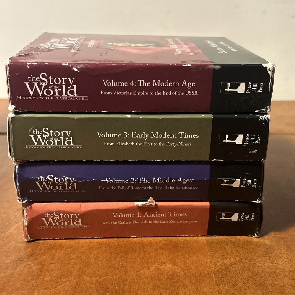Story of the World Volume 1-4 Audiobook CD Full Set by Susan Wise
